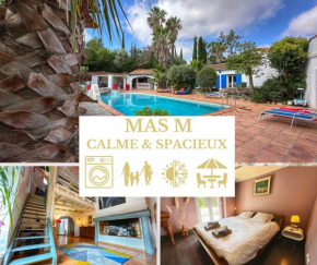 MAS M - Villa d'exception - Piscine - Jeux Enfants - BBQ - Plancha - Cheminée - Calme - 5 Chambres - SUDSEJOURCONCIERGERIE